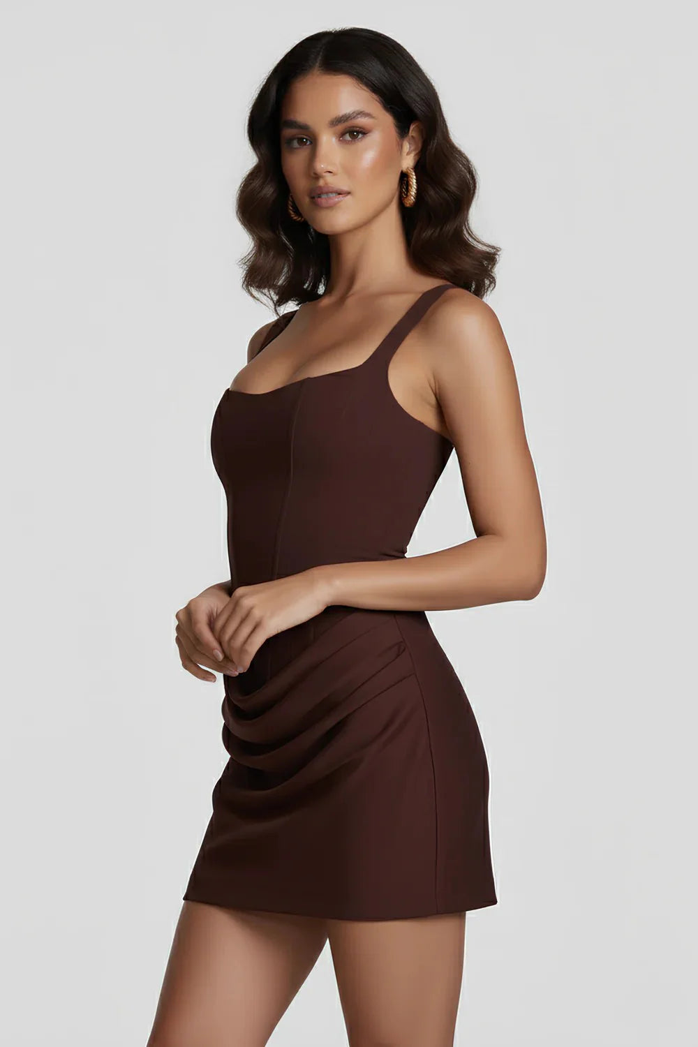 Ferosa Kolsuz Mini Elbise